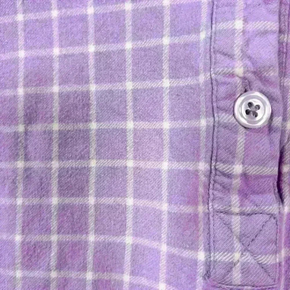 CABERNET SLEEPWEAR Purple ¾ Sleeve Long Super Cozy Flannel Nightgown Women L - Picture 7 of 10